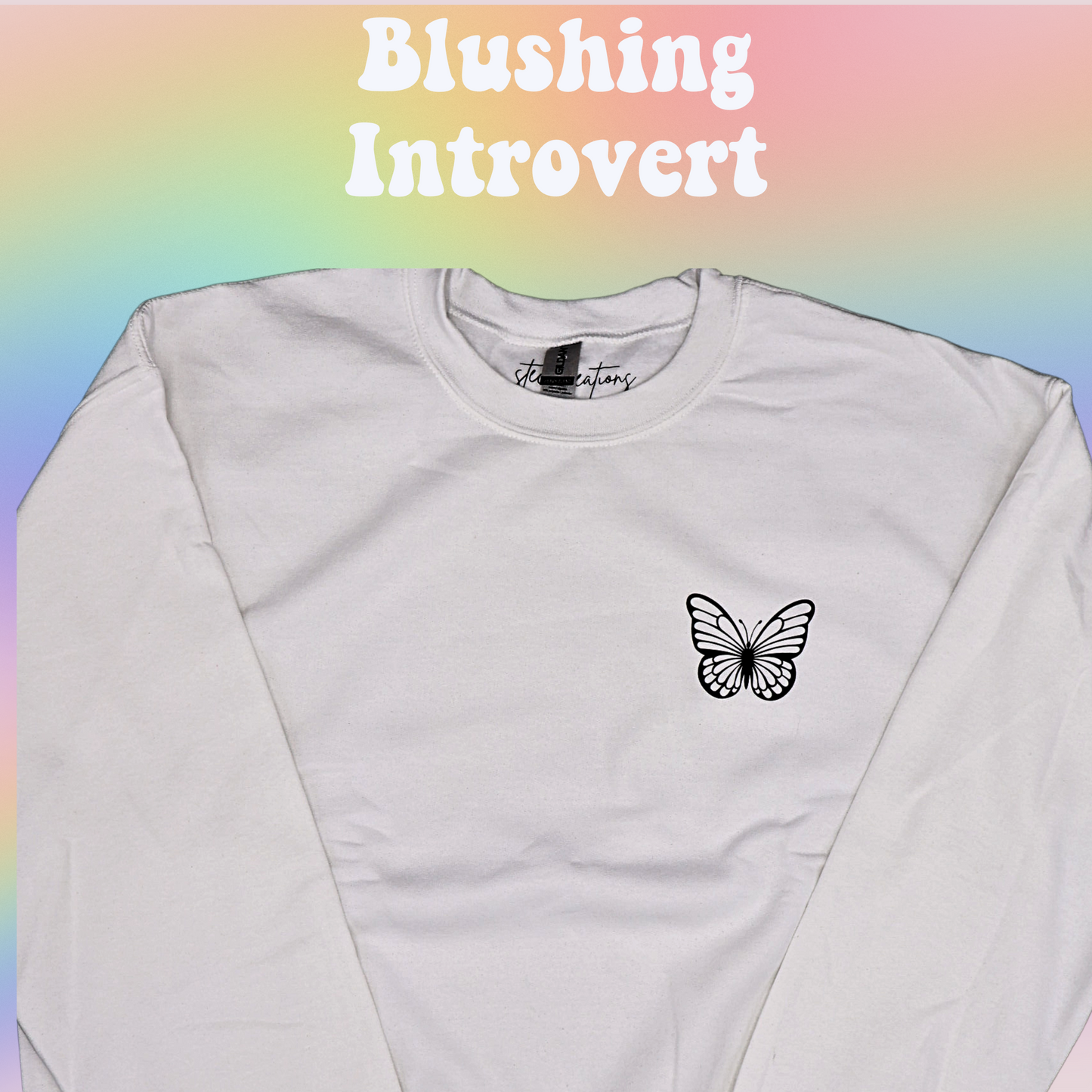 Butterfly Hoodie Sweatshirt, Floral Butterfly Sweatshirt, Animal Sweatshirt, Animal Lover Sweatshirt, graphic sweatshirt