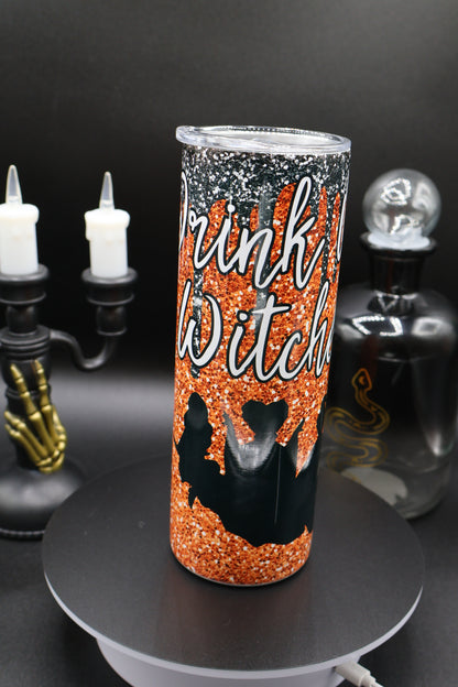 20 Oz Tumbler Double Insulated-Sanderson Sisters Drink Up Witches, Fun Halloween -Custom Handmade