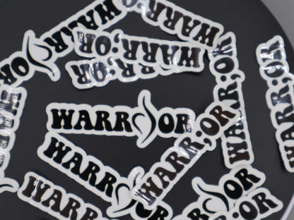 Warrior Stickers - Warr;or Stickers - Boho Stickers - You Are Not Alone Stickers - Faith Stickers - Mental Health Awareness Stickers