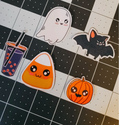 Halloween Kawaii Sticker Pack Halloween stickers, Sticker Pack,, Bullet Journal Stickers