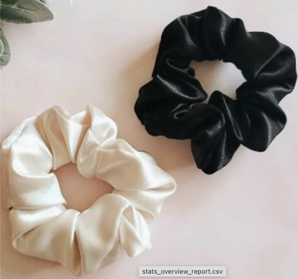 SCRUNCHIE, pony tail holder, White Cream Colored Satin Scrunchie High Quality-Hand made
